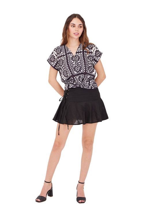 Falda corta Negro Hope