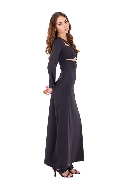 Vestido Largo Negro Sienna