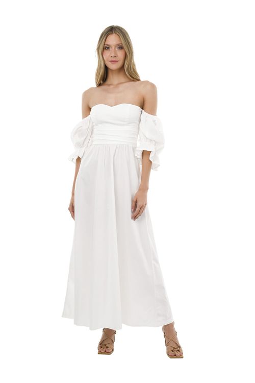 Vestido Largo Marfil Radiant Soul