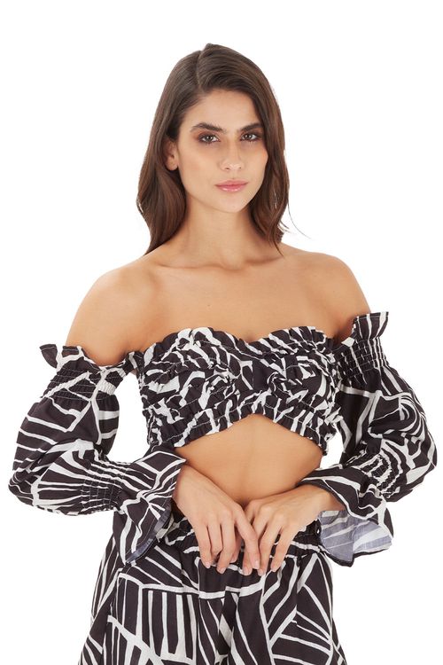 Top suspiros negro Adelaide