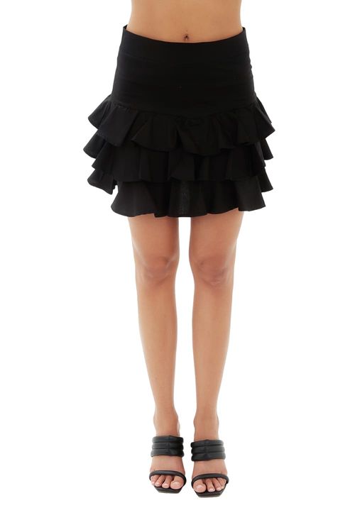 Falda corta negra  Effie