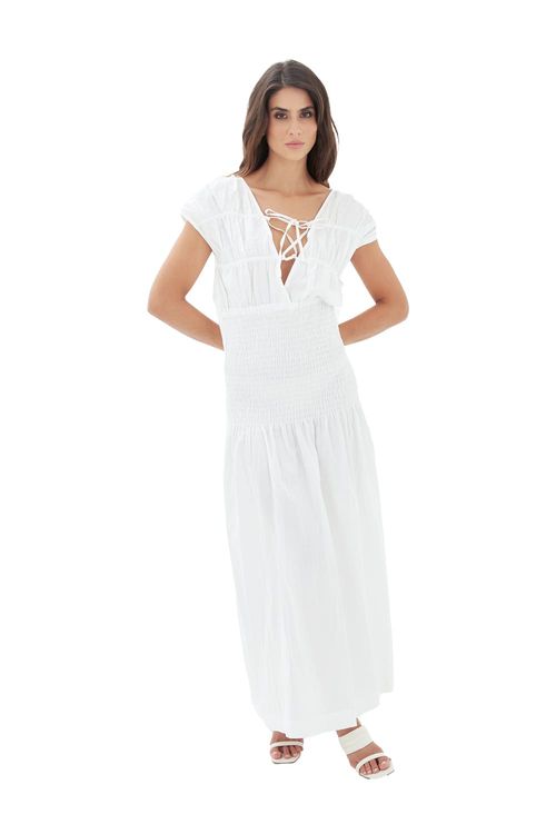 Vestido marfil  Carlota