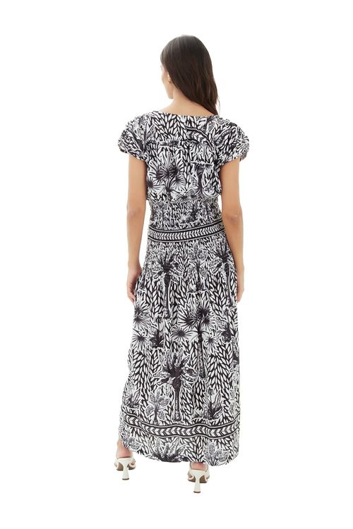 Vestido aires del trópico negro  Carlota