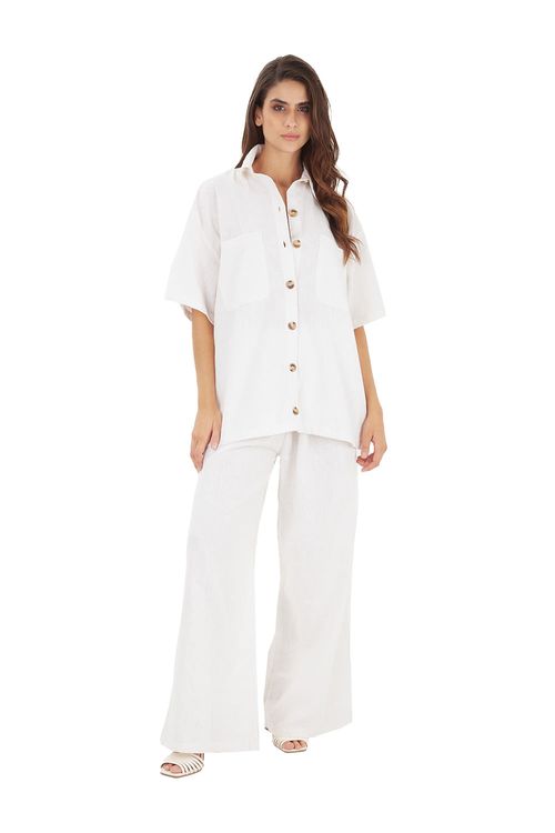 Camisa marfil  Calypso