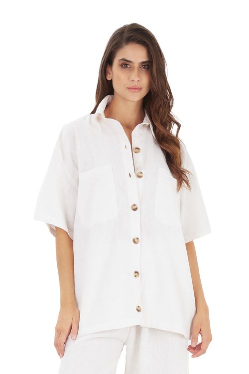 Camisa marfil  Calypso