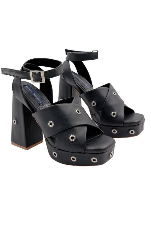 Sandalia Tacon Negro para mujer Ariella
