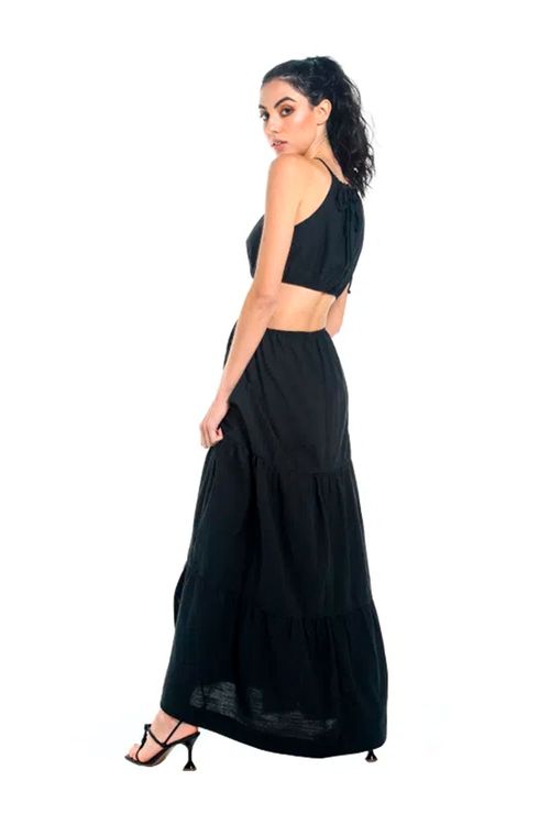 Vestido Largo Negro para mujer Dalia