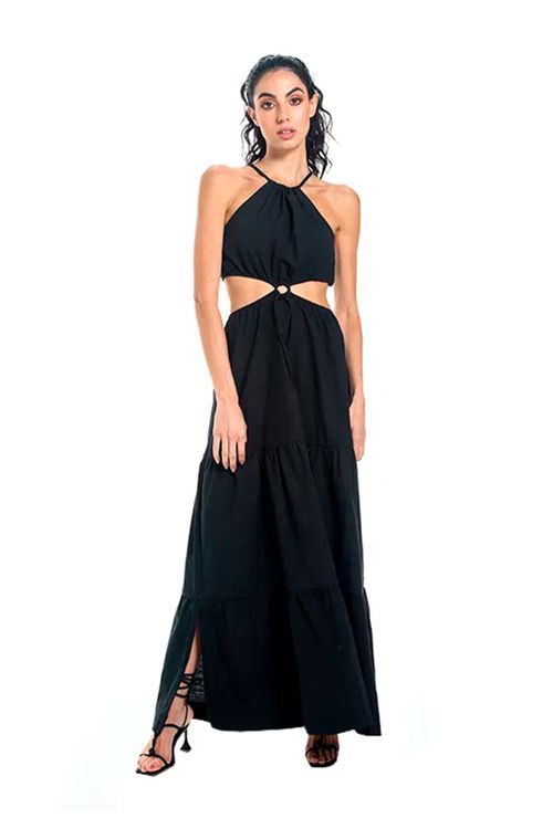 Vestido Largo Negro para mujer Dalia