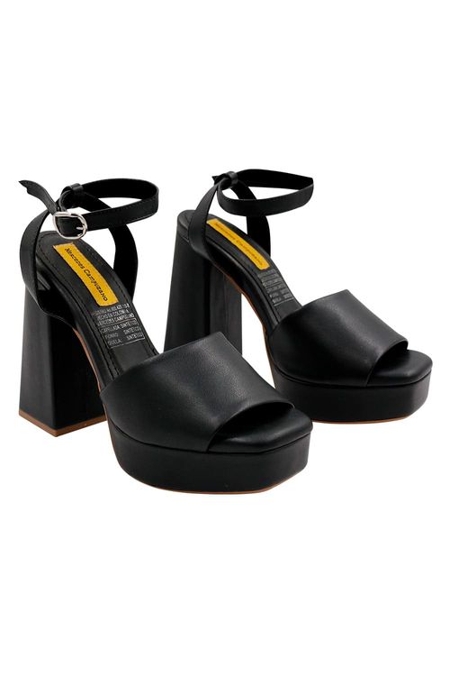 Sandalia Tacon Negro para mujer Talia