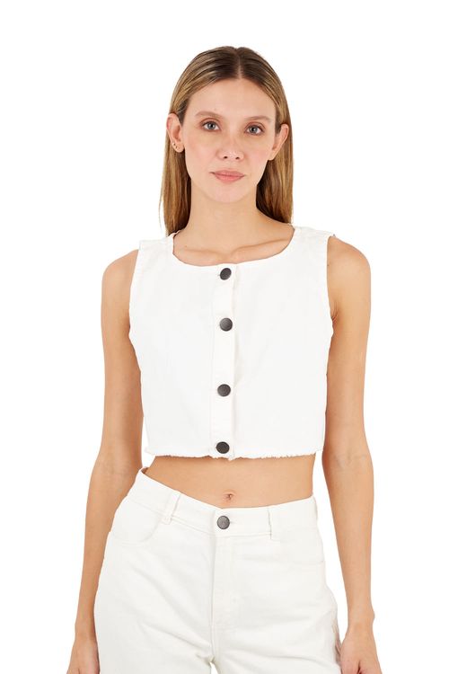 Top Marfil para mujer Malfi
