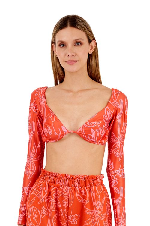 Top Estampado Coral para mujer Renata