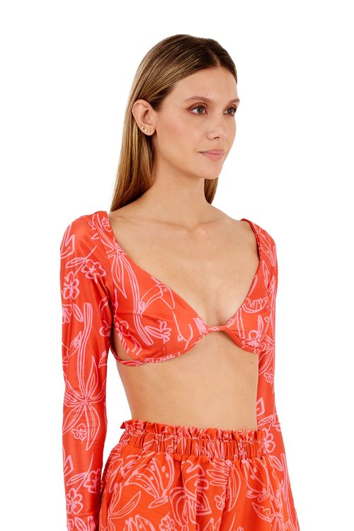 Top Estampado Coral para mujer Renata