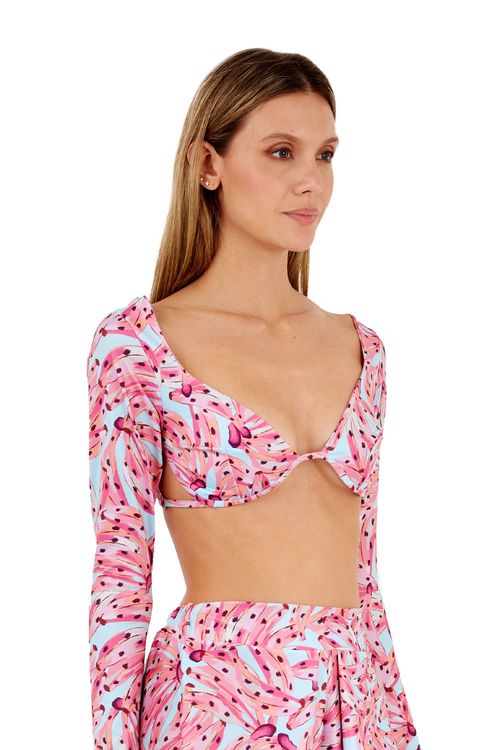 Top Estampado Rosado para mujer Renata