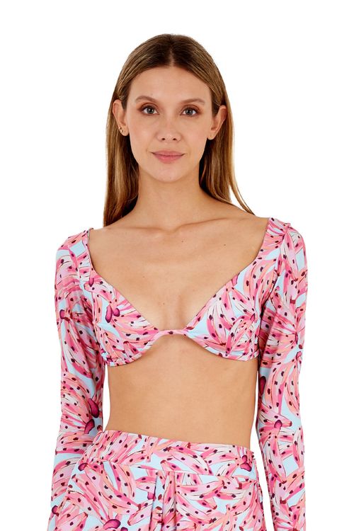 Top Estampado Rosado para mujer Renata