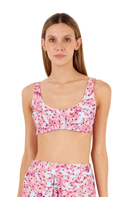 Top Estampado Rosado para mujer Stella