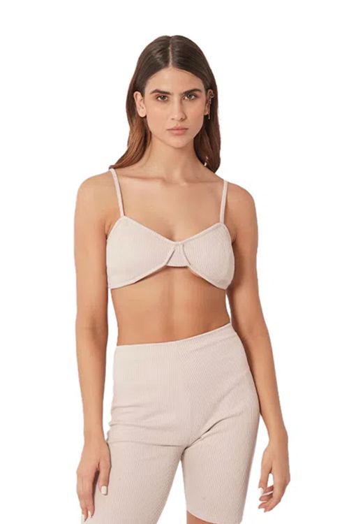 Top Taupe para mujer Giulia
