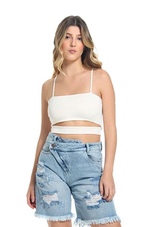 Top Marfil para mujer Beverly