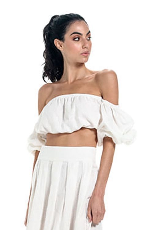 Top  Marfil para mujer Cardo