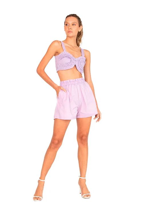 Short  lila para mujer haven