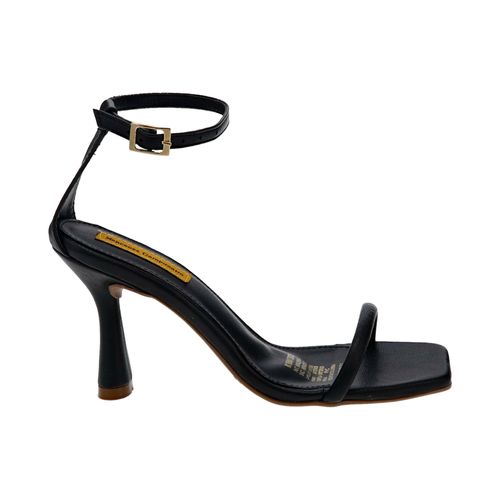 Sandalia tacon Negra para mujer anna