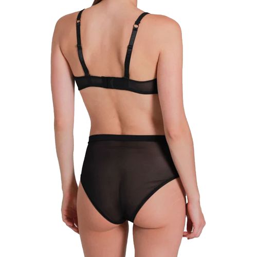 Pantie highwaist negro para mujer  mastic
