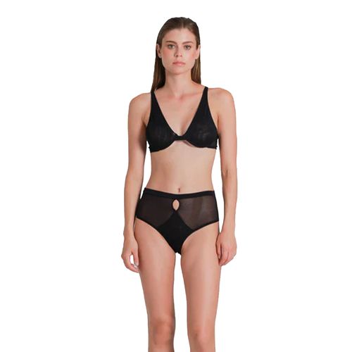 Pantie highwaist negro para mujer  mastic