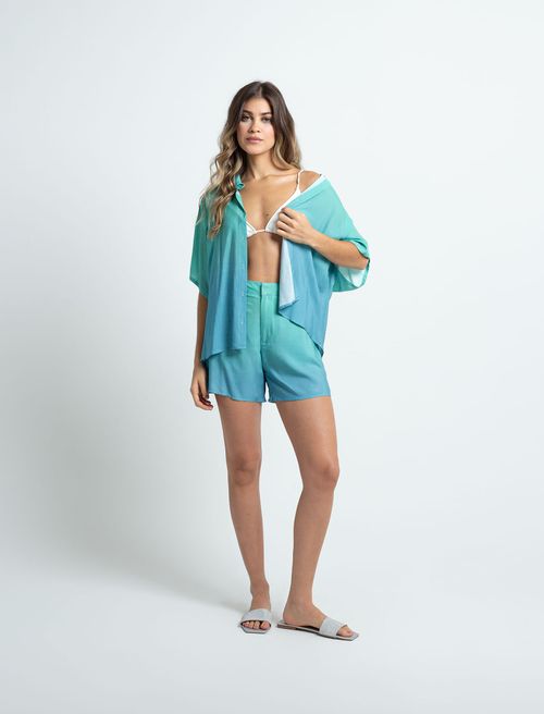 Short de tela fluida