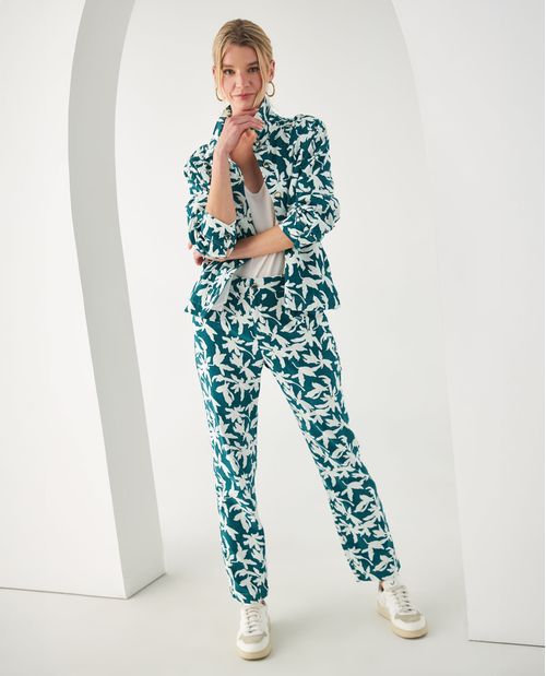 Chaqueta de flores para mujer
