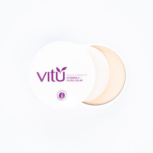 Polvo Vitú Compacto Vitamina E Y Filtro Solar