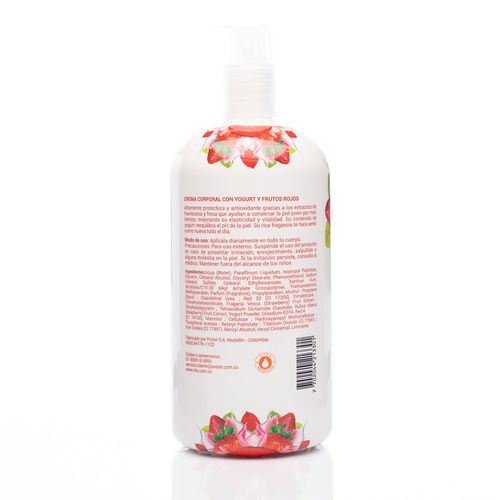 Loción Vitú Corporal Yogurt Y Frutos Rojos 1L