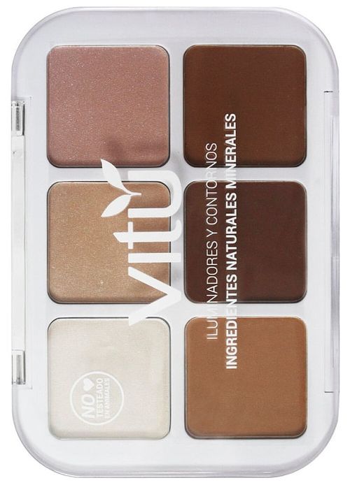 Paleta De Iluminadores Y Contornos Vitú 12gr