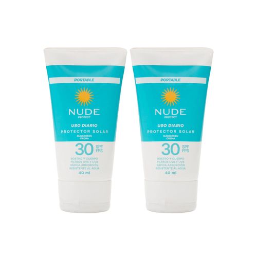 Promoción Nude Protector Solar Spf30 40ml X2 uds.