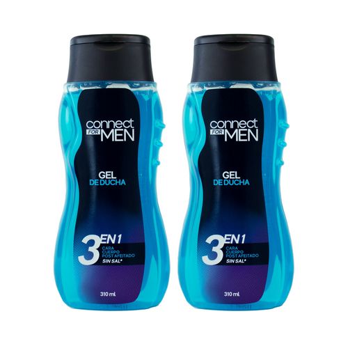 Promoción Connect For Men Gel De Ducha 310ml X2 uds.