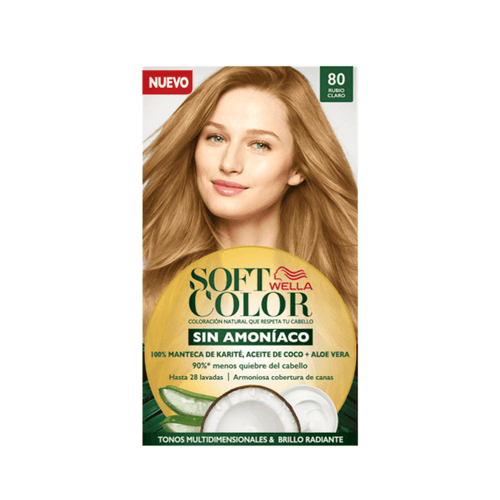 Tintura Soft Color Semi-Permanente Rubio Claro 80