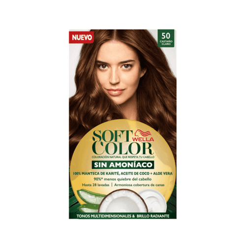 Tintura Soft Color Semi-Permanente Tono Castaño Claro 50