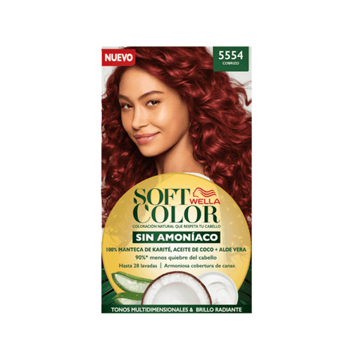 Tintura Soft Color Semi-Permanente Tono Cobrizo Intenso 5554