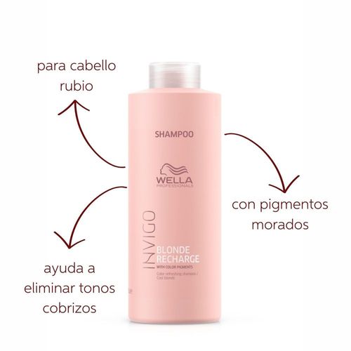 Shampoo Wella Professionals Blonde Recharge Invigo 1000 ml