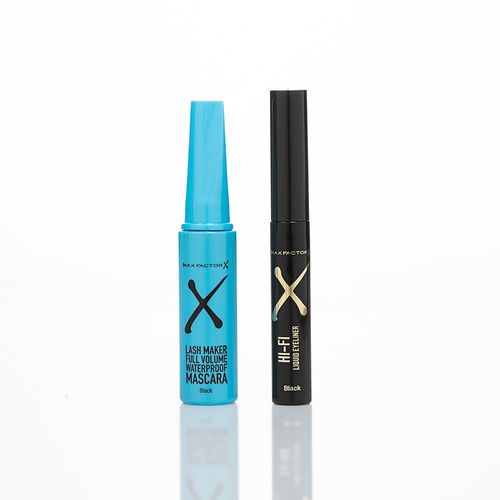 Promoción Max Factor Full Volumen Maxtono Negra A Prueba De Agua + Negro A Prueba De Agua