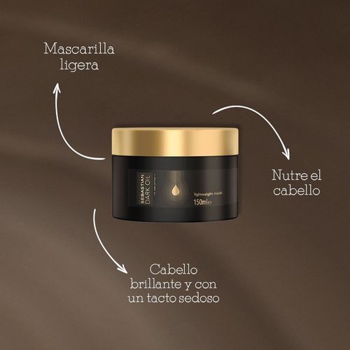 Mascarilla Sebastian Dark Oil 150ml
