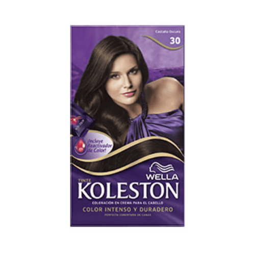Tintura Wella Koleston Tono Castaño Oscuro 30