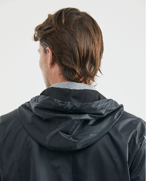 Chaqueta de Hombre, Silueta Anorak con Capucha - Bloques de Color