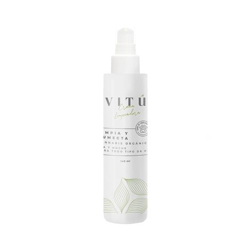 Crema Facial Vitú Limpiadora Cannabis 140ml