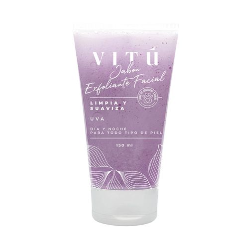 Jabón Vitú Exfoliante Facial Uva 150ml