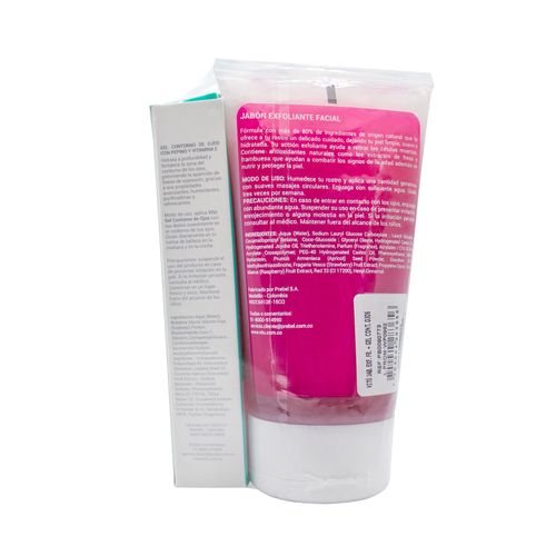 Promoción Vitú Exfoliante Frutos Rojos + Contorno De Ojos