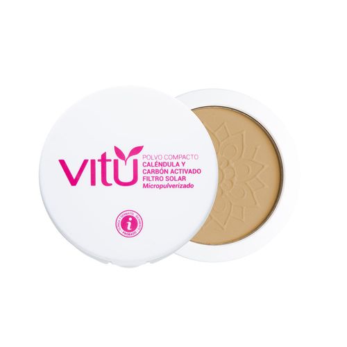 Polvo Vitú Calendula Espejo Tono 5 Cacao 12gr