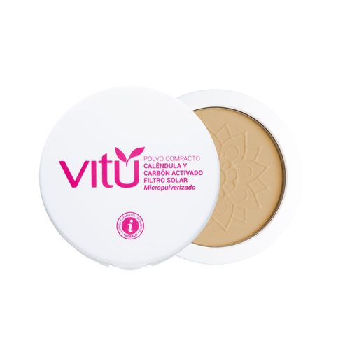 Polvo Vitú Calendula Espejo Tono 1 Macadamia 12gr