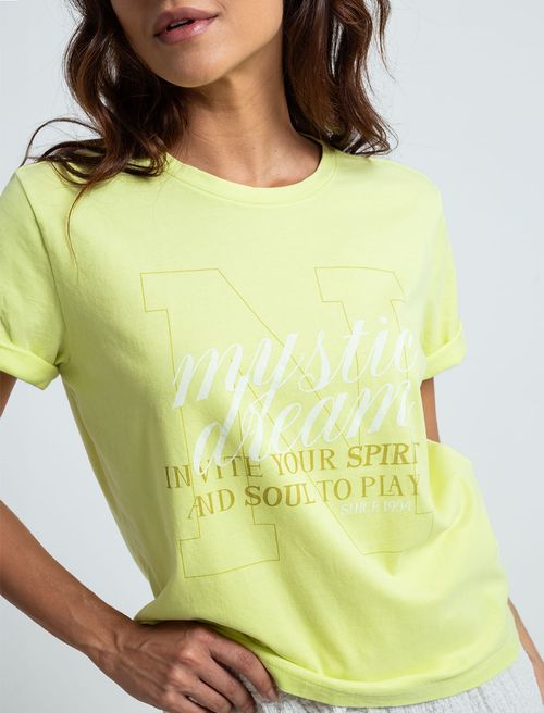Camiseta estampada en frente