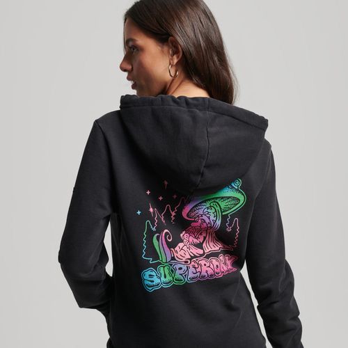 Buzo Hoodie Cerrado Para Mujer Vintage Into The Woods Hood Superdry