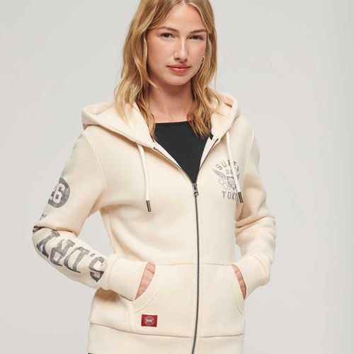 Buzo Abierto Para Mujer Athletic College Superdry