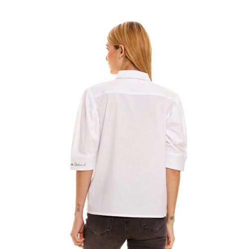 Camisa Manga Corta Para Mujer Girbaud